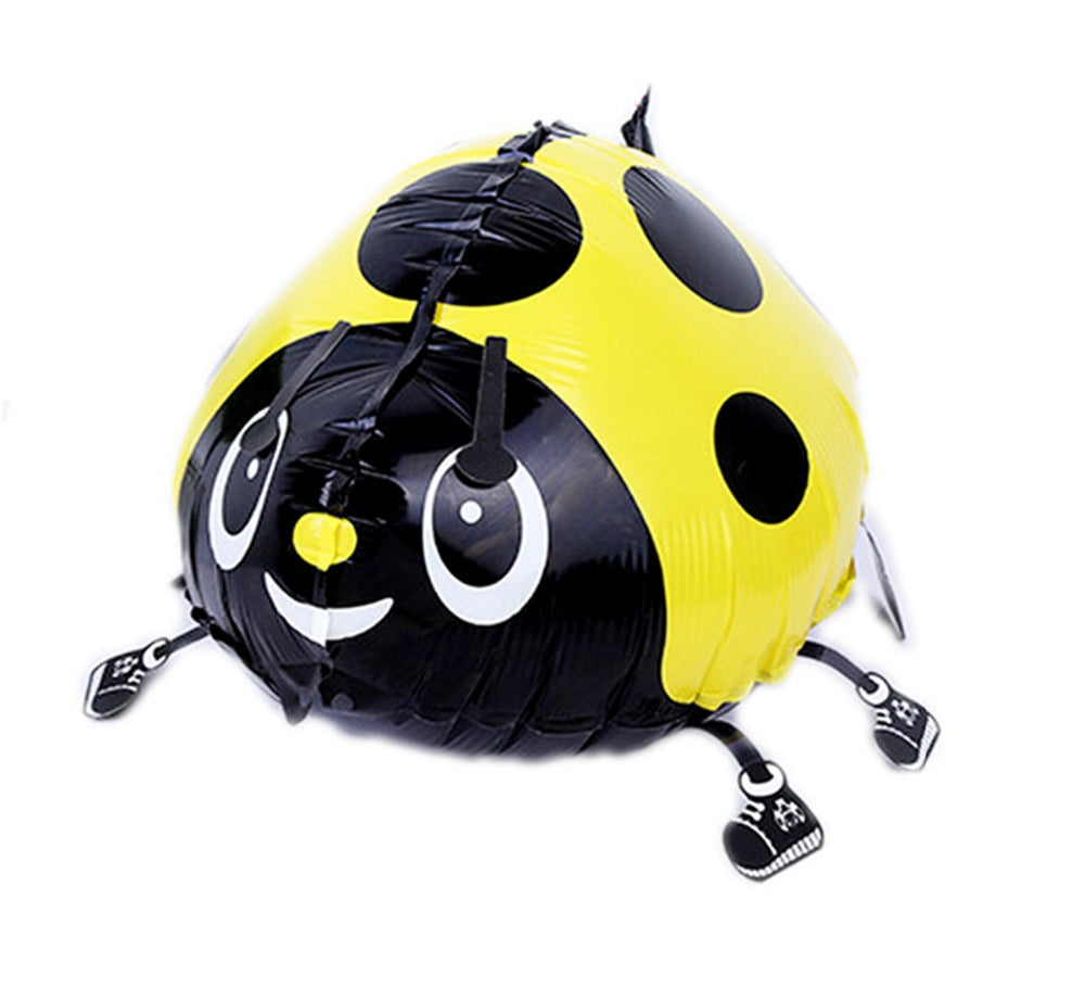 YELLOW LADYBUG WALKING BALLOON ANIMAL