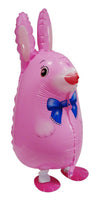 PINK BUNNY WALKING BALLOON ANIMAL