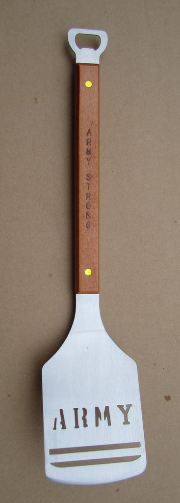 US ARMY GRILLING SPATULA BBQ GRILL TAILGATING VETERAN MILITARY SPORTULA NEW!!