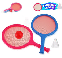 Badminton Set w/2 Rackets Ball & Birdie Tennis Sports Racquet Beach