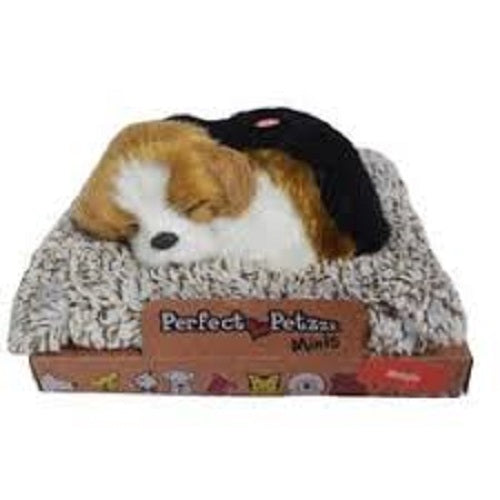 MINI PERFECT PETZZZ BEAGLE PLUSH PUPPY BREATHING SNORING HUGGABLE ANIMAL MY PET