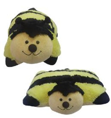 LARGE BUMBLE BEE PET PILLOW 18" inches, "Plush & Plush" Yellow My Plush