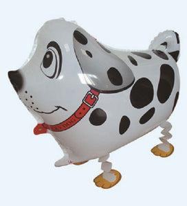 BLACK/WHITE DALMATIAN DOG WALKING BALLOON ANIMAL