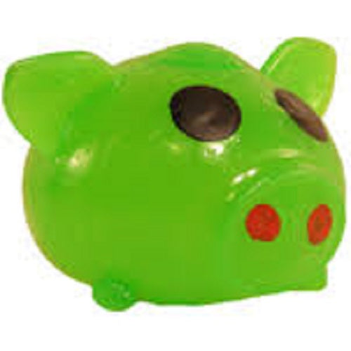 GREEN PIG SPLAT BALL (STRESS BALL, SQUEEZE BALL)