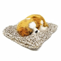 MINI PERFECT PETZZZ CAVALIER KING CHARLES PUPPY BREATHING SNORING HUGGABLE PET