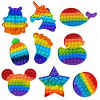 Set Of 5 Pop Bubble Fidget Toys