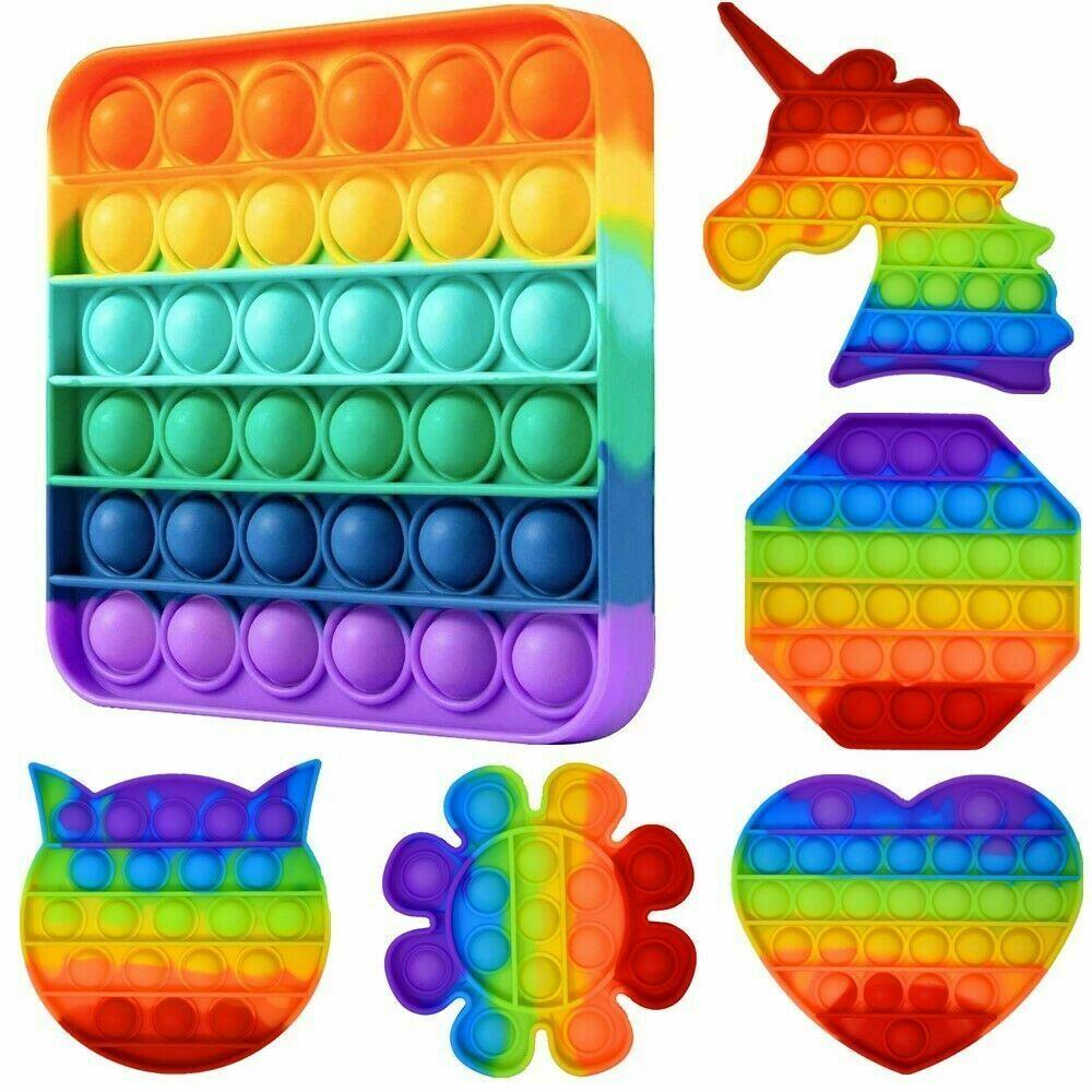 20Pcs Fidget Toys Pack Sensory Fidget Toys Push Bubble Pop Toy Stress  Anxiety