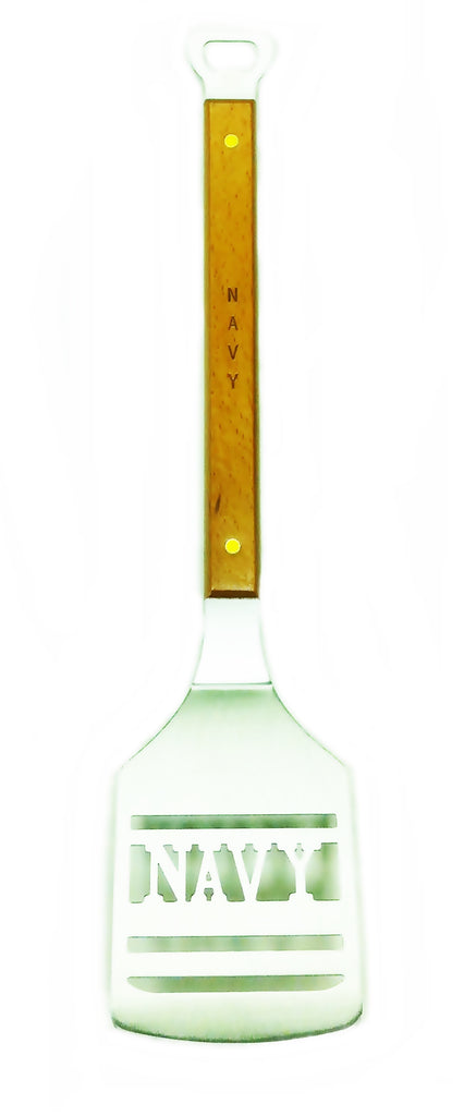 US NAVY GRILLING SPATULA BBQ GRILL TAILGATING MILITARY VETERAN SPORTULA NEW!!