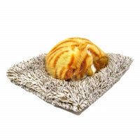 MINI PERFECT PETZZZ ORANGE TABBY PLUSH BREATHING SNORING HUGGABLE KITTY BABY CAT