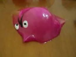 PINK BIRD SPLAT BALL (STRESS BALL, SQUEEZE BALL)