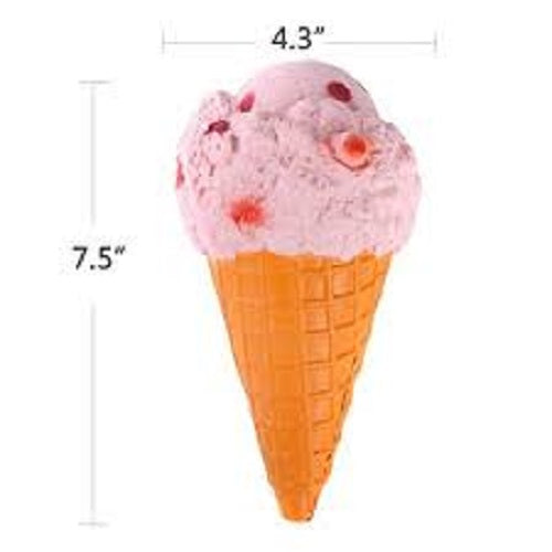 PINK ICE CREAM SQUISHY TOY