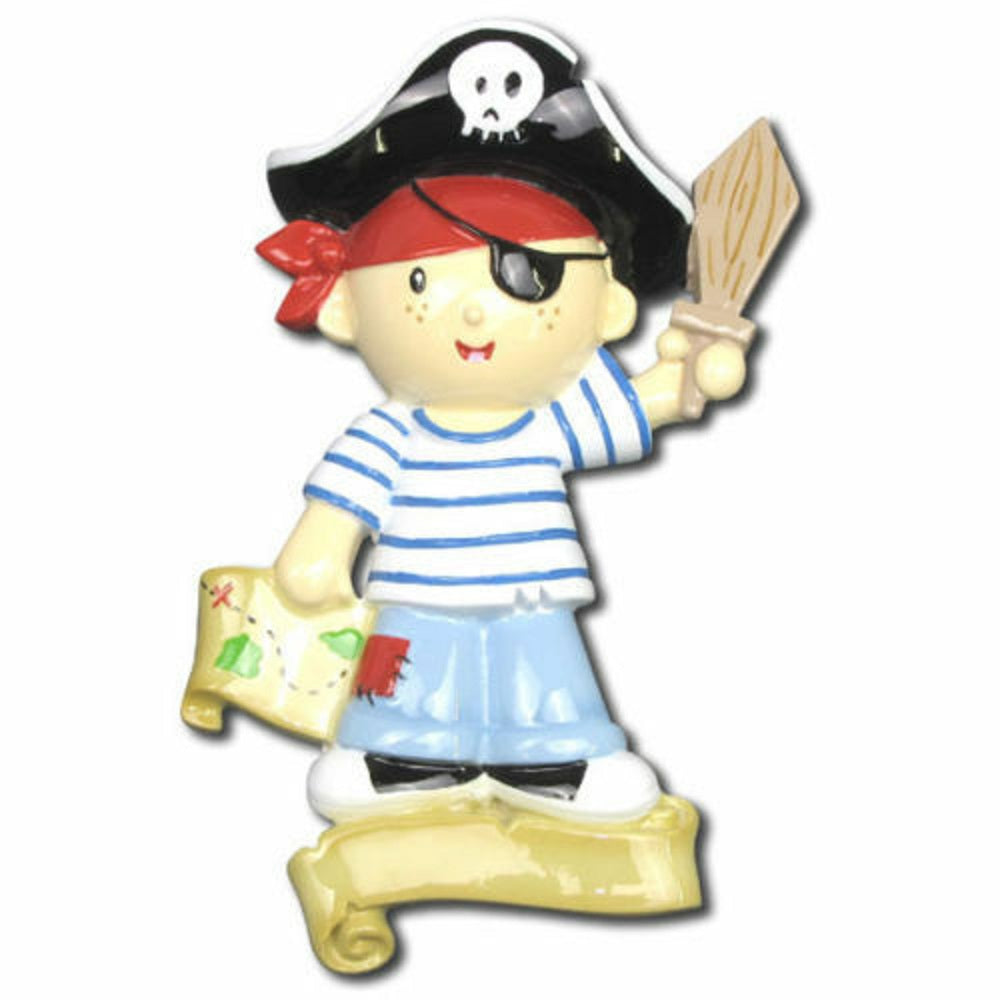 Pirate Boy Personalized Christmas Tree Ornament Xmas NEW