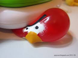 RED BIRD SPLAT BALL (STRESS BALL, SQUEEZE BALL)