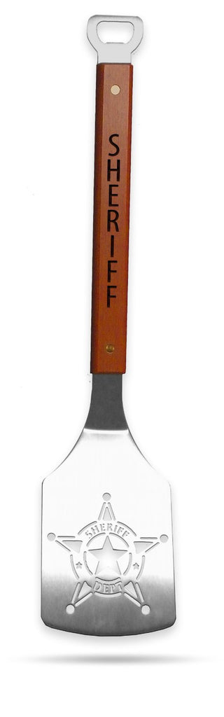 SHERIFF DEPARTMENT DPT. UNIVERSAL GRILLING SPATULA BBQ GRILL TAILGATING SPORTULA