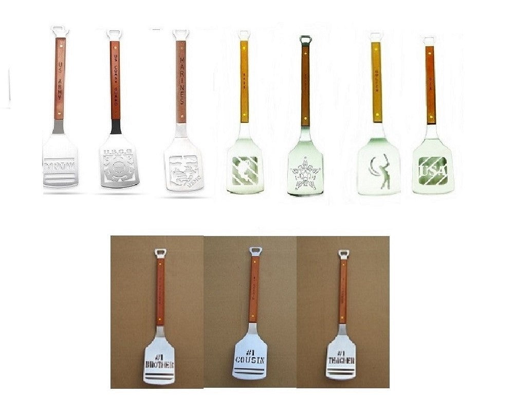 SET OF 5 UNIVERSAL GRILLING SPATULA BBQ GRILL TAILGATING EQUIPMENT