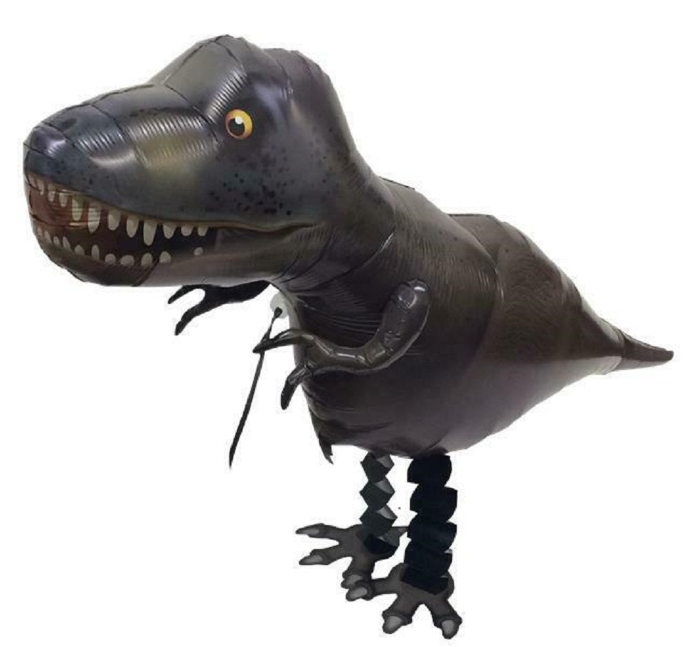 DARK GREEN T-REX DINO WALKING BALLOON DINOSAURS