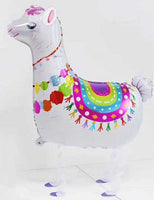 WHITE LAMA WALKING BALLOON ANIMAL