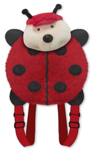 LADYBUG PLUSH ANIMAL BACKPACK, PET PILLOW, My Red Lady Bug, Miss