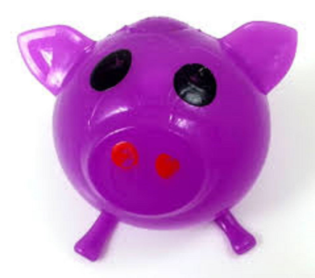 PURPLE PIG SPLAT BALL (STRESS BALL, SQUEEZE BALL)