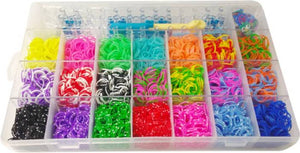 LOOM BANDS 2200 pcs with CONTAINER