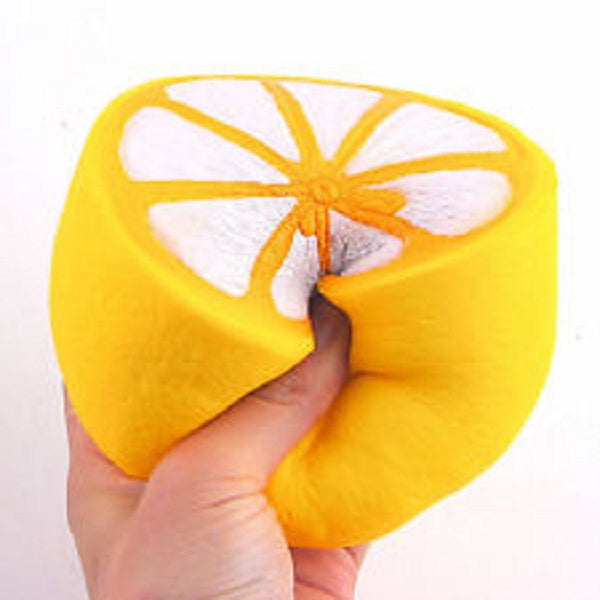 YELLOW LEMON SQUISHY TOY