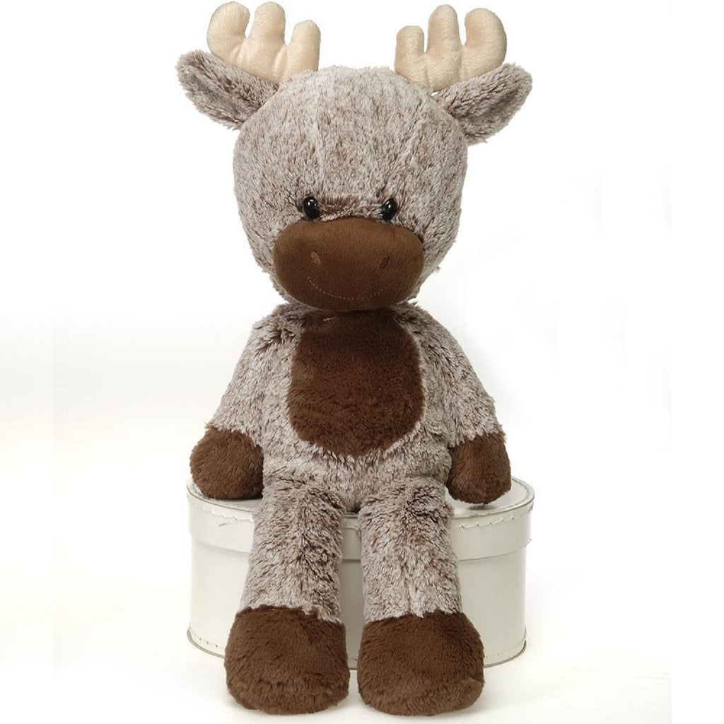 Fuzzy Folk Sitting Dakota Bean Bag Moose 16'' FIESTA PLUSH TOYS
