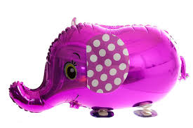 PINK ELEPHANT WALKING BALLOON ANIMAL