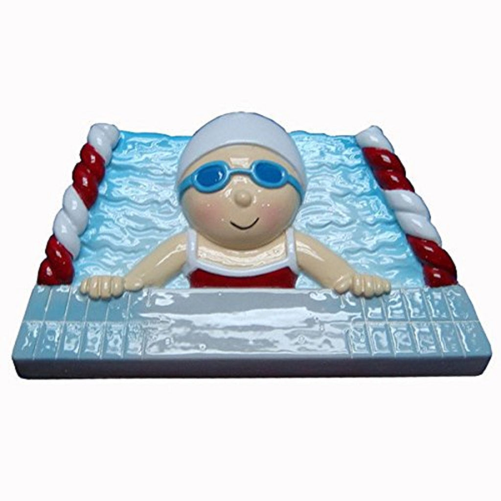 Swimming Girl Personalized Christmas Tree Ornament X-mass Swimmer Noel Sport New