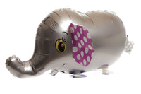 GRAY ELEPHANT WALKING BALLOON ANIMAL