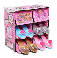 12Pcs Princess Dress Up Role Play Shoe Jewelry Boutique Set Fashion