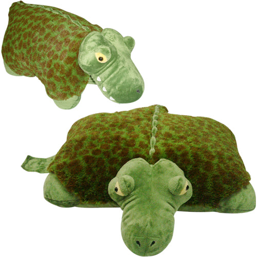LARGE ALLIGATOR PET PILLOW 18" inches, My Friendly Plush Alli Toy