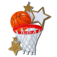 Basketball Personalized Christmas Tree Ornament X-mass NEW