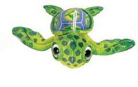 Fiesta Big Eyes Green Turtle 11.5" Inch My Plush Ocean Pet Pillows Sea World Toy