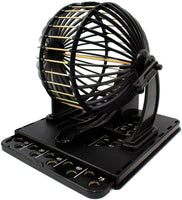 Bingo Machine Cage Game Set With Bingo Balls Classic Metal Cage Bing