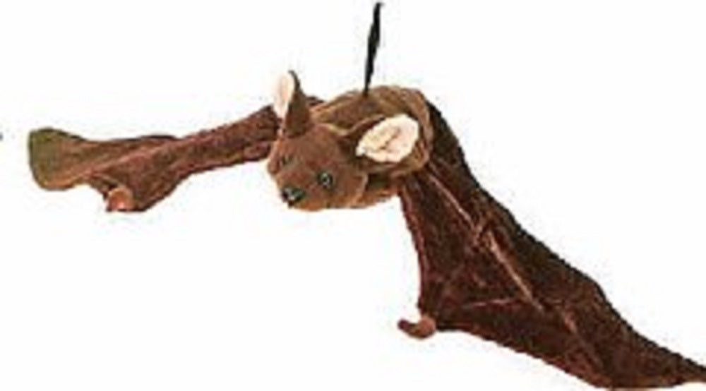 Fiesta Toys Brown Hanging Bat 23.5'' My Night Pet Stuffed Bird Flying Animal Toy