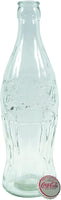 Coca-Cola Clear Bottle Bank W/Metal Cap Retro Special Edition