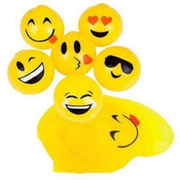 SET OF 1 Dozen 12 pcs SET 2.5" EMOTICON SPLAT BALL KISS WINK HAPPY SMILE FACE LAUGH