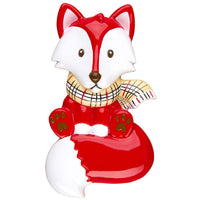 Fox Personalized Christmas Tree Ornament Xmas NEW