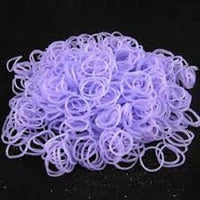 GLOW IN DARK PURPLE 600 Pcs Bag DIY LOOM RUBBER BAND REFILLS