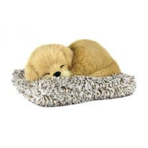 Huggable Pets MINI PERFECT PETZZZ GOLDEN RETRIEVER PLUSH PUPPY BREATHING SNORING HUG ...
