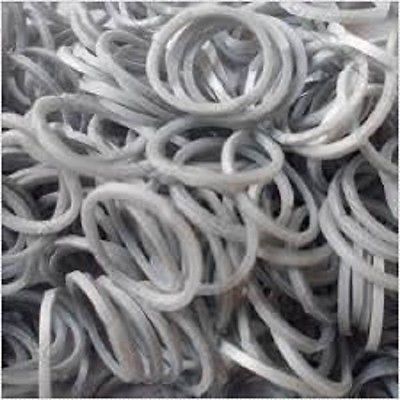 MIXED BLACK AND WHITE 600 Pcs Bag DIY LOOM RUBBER BAND REFILLS