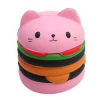 PINK CATBURGER SQUISHY TOY