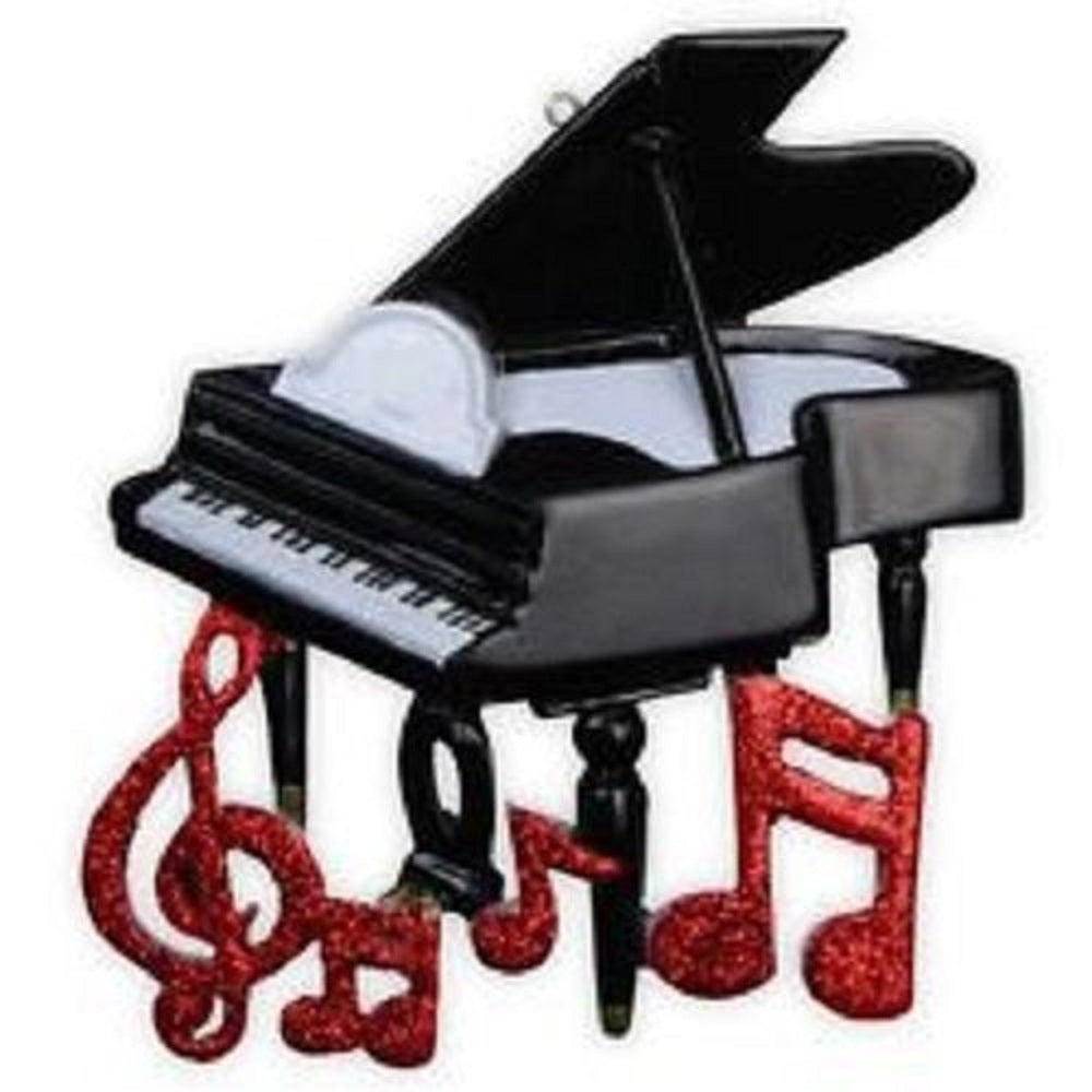 Piano Personalized Christmas Tree Ornament X-mass Band Orchestra Music Recital
