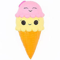 HAPPY PINK ICE CREAM SQUISHY TOY