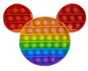 Mouse Bubble Pop Toy Rainbow Fidget