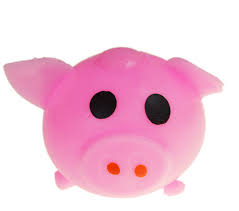 PINK PIG SPLAT BALL (STRESS BALL, SQUEEZE BALL)