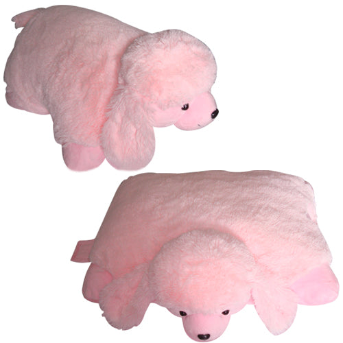 LARGE POODLE PET PILLOW 18" inches, My Puffy Pink Toy