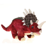 Triceratops Plush Small Red Dinosaur 11'' FIESTA PLUSH TOYS