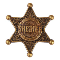 VINTAGE SHERIFF BADGE High Speed Metal Fidget Hand Spinner Stress Relief Toys