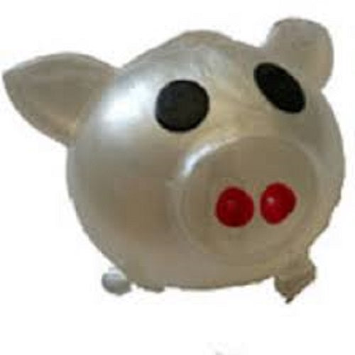 SILVER PIG SPLAT BALL (STRESS BALL, SQUEEZE BALL)